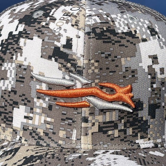 Sitka Digital Camouflage Hat Baseball Cap Adjustable Snapback Camo Mesh Gore - Picture 2 of 10